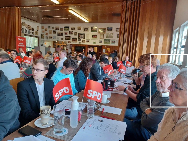 SPD AG 60plus Oberfranken auf dem Bezirksparteitag 2024, Bild03 Klaus Müller